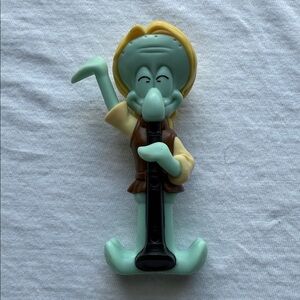 Squidward Tentacles Flute Clarinet Burger King Toy from BK Kids Meal in 2025